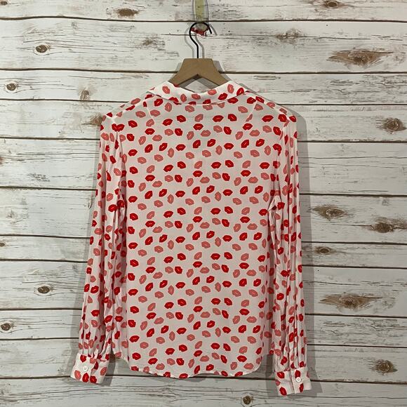 Emerson Fry Ribbons Blouse - Lipstick - Small - Picture 11 of 11